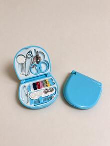 Modern Plastic Mini Sewing Kit, Portable Compact Storage Box With Colorful Thread, Needles, Scissors, Pins, Buttons And Threader, Handmade Sewing Clothing Repair Supplies, Suitable For Home, Travel, Dorm, Handbag, Daily Use, Autumn/Winter Thanksgiving/Christmas Gift - Multicolor - View 17