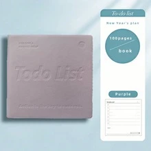 OBOVAY Todo List Notebook, Undated Daily Task Checklist Planner, PU Hardcover Time Management Journal, For Office Work, School Study & Home Planning, Back To School & Christmas Gift For Students, Office Workers - Multicolor - View 13
