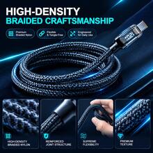 1-2 sợi cáp sạc nhanh 120W hiển thị số, có màn hình hiển thị sạc, USB sang Type-C/Lightning, tương thích với iPhone 18/17/16 Pro Max/15 Pro/Pro, tương thích với dòng , tương thích với điện thoại/máy tính bảng/laptop/tai nghe và nhiều thiết bị khác - Nhiều màu - Xem 2