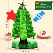 Magic DIY Blooming Christmas Tree, DIY Paper Tree Crystal Growth Toy, Christmas Decoration Ornament, Creative Gift For Birthday Party - Multicolor - View 9