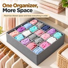 Sock And Underwear Organizer Divider, Foldable Cabinet Closet Organizer And Storage Box For Storing Socks, Underwear, Decorations, Fall Decorations, Holiday Decorations, Room Decorations, Home Decorations, Fall Decorations, Bedroom Decorations - Multicolor - View 7