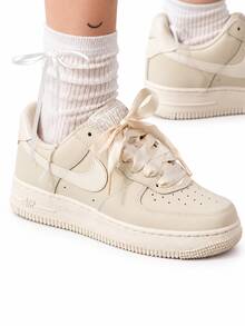 Nike Women's AIR FORCE 1 AF1 Low-Top Casual Sneakers - Apricot Color - View 3