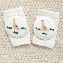 1 Pair Baby Knee Pads Socks, With Embroidery Design, Non-Slip Breathable Mesh Fabric, Suitable For 0-3 Years Old Children Crawling, Walking, Outdoor/Indoor Activities And Anti-Skid Protection - Multicolor - View 15