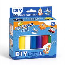 1pc Crystal Glue Pen DIY Painting Set, Handmade Keychain Pendant, Multiple Theme Craft Art Materials, Educational Creative Toy For Boys And Girls, Holiday Gift, Birthday Gift - Multicolor - View 10