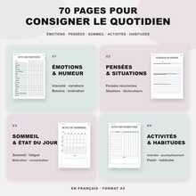 Planners For Daily Mood And Routine Tracking, French-Language Edition With Emotion, Sleep And Habit Check-Ins, Trigger And Thought Pattern Pages, Monthly, Weekly And Daily Schedules, Reflection Prompts, Gratitude, Goals And Notes - A5 - View 5