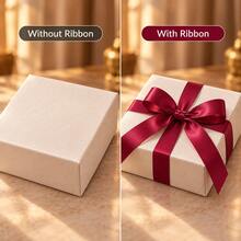 Purple Red Single-Faced Satin Ribbon 10 Yards (0.6/1.0/1.5/2.0/2.5/4.0cm) Suitable For Gift Boxes, Bouquets, Hairbands And Dress Ties Decoration, With Paper Spool For Easy Storage - Purplish-red - View 3
