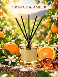 Flameless Diffuser Set, Essential Oil Evaporative Diffuser, Nordic Style Flameless Reed Diffuser Set, Long-Lasting Scent Essential Oil Diffuser, Home Fragrance Air Freshener And Deodorizer, Suitable For Bedroom, Bathroom, Living Room, Office And Hotel, Thanksgiving, Halloween, Christmas Gifts - Multiple a - View 17