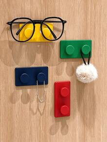 2/4pcs Self-Adhesive Hooks, Decorative Wall Hooks, No-Drill Damage-Free Wall Mounts, High-Adhesion Removable Reusable Plug Fixers, Key/Bag/Jewelry Hanging Rack, Suitable For Entryway, Hallway, Kitchen, Bathroom, Dorm, Bedroom Wall Storage Organizer, High-Load Cable Management For Renters, Decorative Multi-Functional Easy-Install Waterproof Charger Holder, Small Household Daily Accessories - Multicolor - View 1