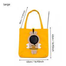 1pc Pet Travel Bag For Cats And Dogs, Crossbody Handheld Cat Carrier, Convenient For Outings And Walks, Small Dog Head-Out Shoulder Bag, Breathable Pet Supplies Suitable For All Seasons - Multicolor - View 12