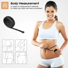 2pcs Tape Measure, Suitable For Body Fabric Sewing, 60 Inch/150 Cm | White And Retractable Black Dual Scale Ruler, Suitable For Tailoring, Home Crafts, Weight Loss, Fabric Weaving: Art, Craft And Sewing - 2-pack - View 6