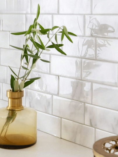 Pegatinas autoadhesivas a prueba de salpicaduras para pared, textura de azulejo de metro, azulejos autoadhesivos a prueba de salpicaduras para cocina y baño, 11.56" X 8.38", habitación, guardería, jardín de infancia, sala de estar, dormitorio, pegatinas de decoración, decoración de la habitación