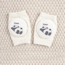 1 Pair Baby Crawling Knee Pads, Embroidered Design, Non-Slip Breathable Mesh Fabric, Suitable For 0-3 Years Old Children Crawling, Walking, Outdoor/Indoor Activities And Anti-Slip Protection - Multicolor - View 37
