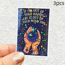 1pc/3pcs Mysterious Dark Magic Style Soul Healing Stickers, Let Go Of Inner Conflict And Release, Atmospheric Decorative Stickers - Waterproof Vinyl Stickers - Durable Matte Surface, Self-Adhesive Bumper Stickers, Suitable For Cars, Windows, Laptops, Trucks, Water Bottles - Multi-Functional Durable Design, Car Stickers - one-size - View 12