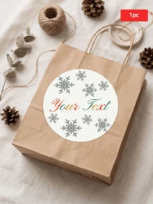 1/30/90/160pcs Customized Christmas Round Label Stickers: Support Customization, Personalized Text, Blessings, Patterns And Logos, Suitable For Christmas Gift Labels, Packaging Seals, Thank You Stickers, Holiday Decorations And Party Favors. Round Labels Fit Different Styles Of Christmas Packaging, Suitable For Christmas Gifts, Birthday Winter Parties, Holiday Events, Gift Exchanges And Party Decorations, Ideal Gifts For Family, Friends And Colleagues, - Multicolor - View 55