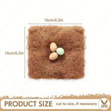 4/6/8pcs Chicken Nesting Pads, Artificial Grass Mats, Washable And Durable, For Indoor And Outdoor Use, Suitable For Chickens And Pets, Fits Most Chicken Coops And Nesting Boxes, Pet Supplies, Gardening - Multicolor - View 7