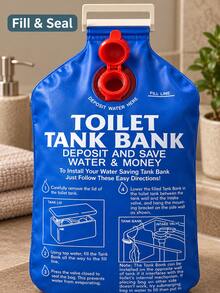 2pcs Toilet Tank Water Saver, Saves Approximately 95oz Of Water Per Flush, Effectively Reduces Toilet Water Usage - Multiple Styles - View 6
