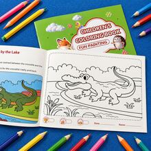 Children's Coloring Book, 32 Pages Of Fun Doodling And Painting Educational Toy, Coloring And Tracing Learning Material, Clear Lines And Vibrant Patterns, Paper Material, Ideal Birthday And Holiday Gift, Suitable For Children's Introductory Painting And Coloring Book, Mini Coloring Book - 32 Pages - View 7