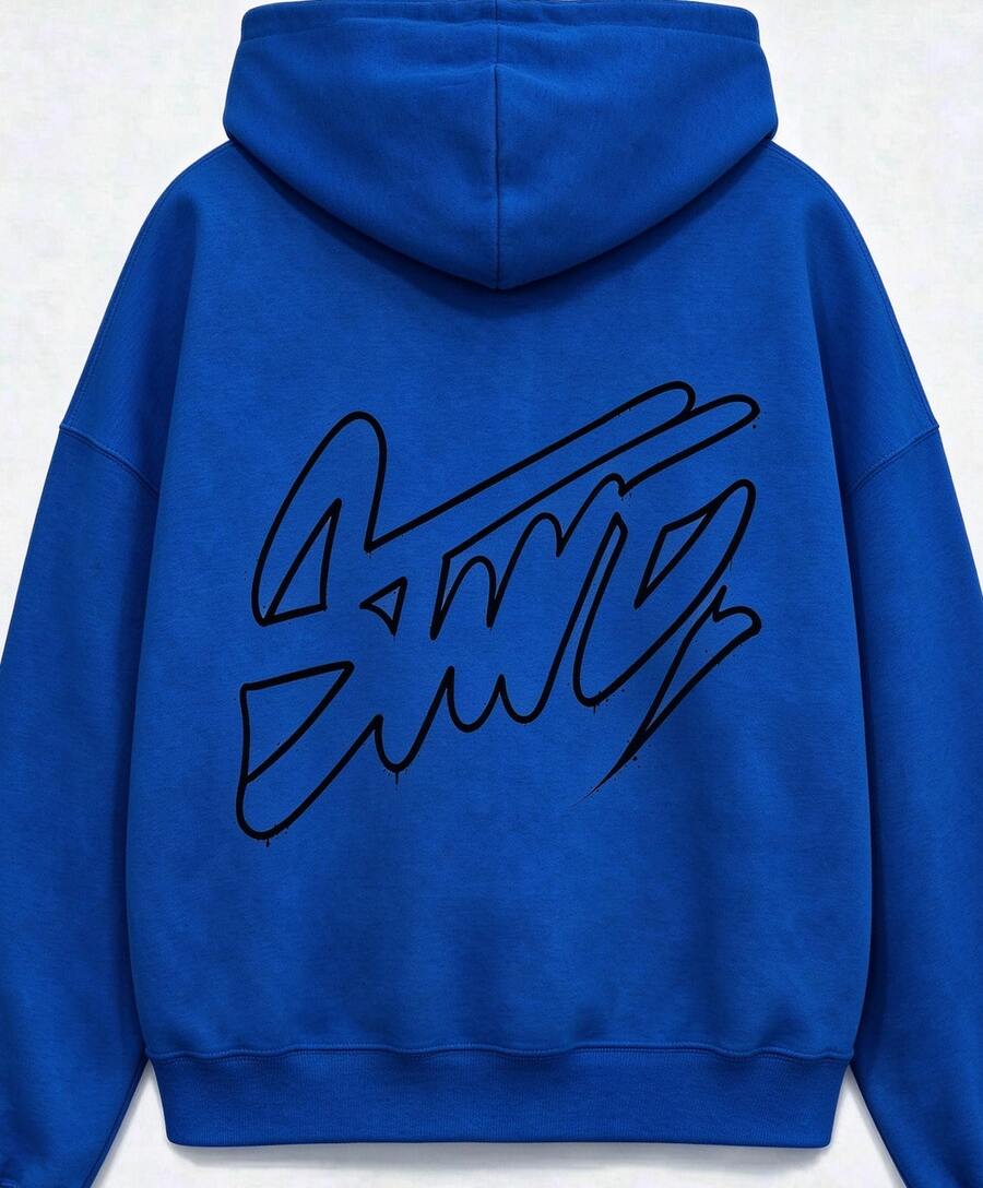 Men Hoodies - Blue - View 1