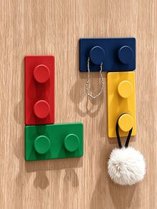 2/4pcs Self-Adhesive Hooks, Decorative Wall Hooks, No-Drill Damage-Free Wall Mounts, High-Adhesion Removable Reusable Plug Fixers, Key/Bag/Jewelry Hanging Rack, Suitable For Entryway, Hallway, Kitchen, Bathroom, Dorm, Bedroom Wall Storage Organizer, High-Load Cable Management For Renters, Decorative Multi-Functional Easy-Install Waterproof Charger Holder, Small Household Daily Accessories - Multicolor - View 3
