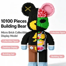 10100 Pcs Extra Large Building Blocks, Puzzle, High Difficulty Adult DIY Toy, Animal Model, Birthday Gift, Suitable For Party And Gifting, Suitable For Indoor Decoration And Display - Multicolor - View 3