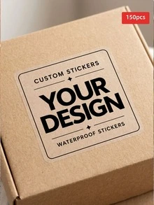 1/30/150/210pcs Personalized Square Stickers: Customizable With Text, Pattern And Logo, Can Be Used As Packaging Labels, Sealing Stickers, Thank You Stickers, Brand Stickers, Gift Decoration Stickers And Event Labels. Suitable For Weddings, Birthdays, Parties, Graduations, Anniversaries, Christmas, Halloween, Father's Day, Mother's Day And Other Occasions, Used For Gift Packaging, Party Favors, Invitations, Handmade Crafts And Holiday Decorations, Making Every Gift And Event Have A Unique Exclusive Identity. - Multicolor 1 - View 37