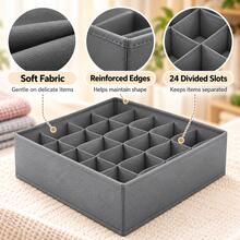 Sock And Underwear Organizer Divider, Foldable Cabinet Closet Organizer And Storage Box For Storing Socks, Underwear, Decorations, Fall Decorations, Holiday Decorations, Room Decorations, Home Decorations, Fall Decorations, Bedroom Decorations - Multicolor - View 6