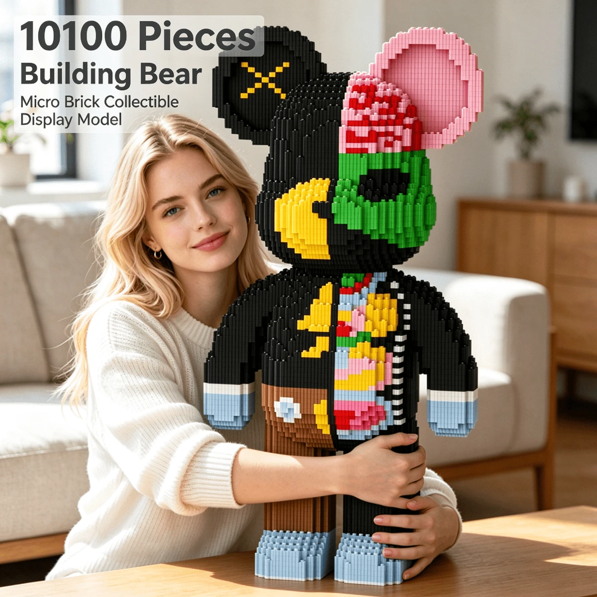 10100 Pcs Extra Large Building Blocks, Puzzle, High Difficulty Adult DIY Toy, Animal Model, Birthday Gift, Suitable For Party And Gifting, Suitable For Indoor Decoration And Display