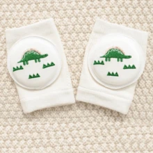 Cute Baby Mesh Knee Pads, Toddler Summer Thin Crawling Knee Protector, Children Cartoon Embroidered Elbow & Knee Pads - Multicolor - View 8