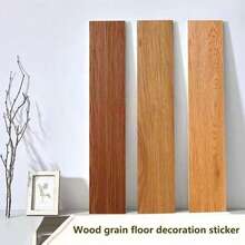 30pcs Self-Adhesive PVC Wood Grain Cement Floor Tiles, Thickened Vinyl Flooring Stickers - Floor Stickers 10pcs - View 11