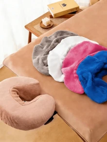 New Soft Plush Salon SPA Massage Pillowcase, Removable And Washable Neck And Back Care Cushion Pillowcase - Multicolor - View 4