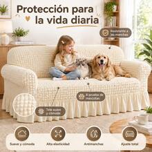 Sofa Slipcovers - Beige - View 2