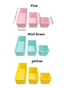 Kotak Organizer Laci yang Dapat Disesuaikan, Kompartemen Penyimpanan Kosmetik yang Terbagi, Baki Organizer Lipstik dan Kuas Makeup untuk Meja Rias, Baki Penyimpanan Barang Kecil di Meja Kerja - MultiWarna - View 11