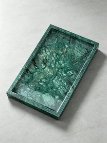 Natural Marble Jewelry Tray, Luxury Stone Storage Tray Suitable For Vanity, Unisex, Can Store Rings, Keys, Perfume And Other Decorative Items, Bathroom Vanity Organizer, Home Decor - Natural Marble Tray - View 8
