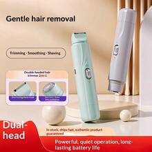 Women's Electric Hair Removal & Trimming Razor - Painless Shaver, Bikini Trimmer, Facial Epilator, Body Groomer For Face, Legs, Underarms, Intimate Areas - 2-In-1 Dry/Wet Use Flawless Design, Multi-Function Beauty Device, Perfect Gift For Women - Multicolor - View 2