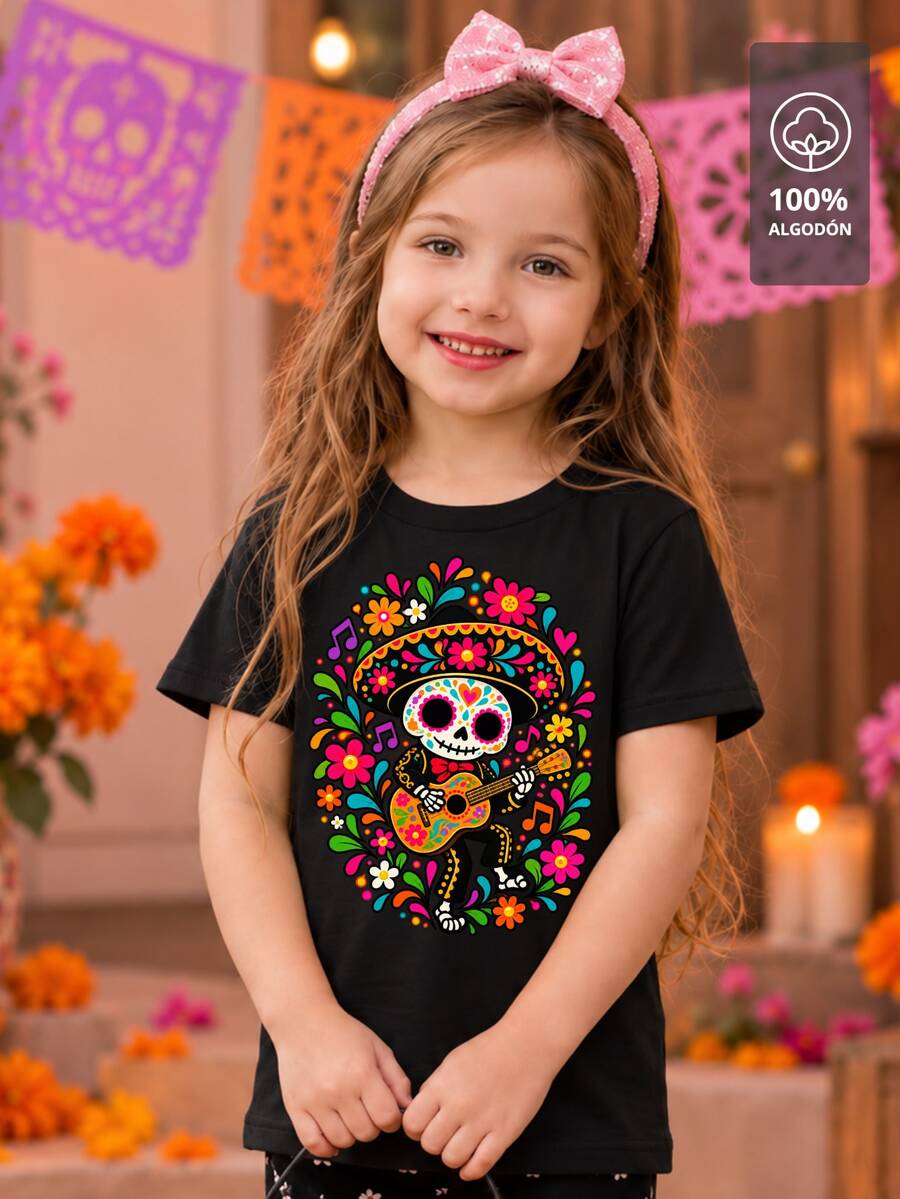 Tween Girls T-Shirts - Black - View 1