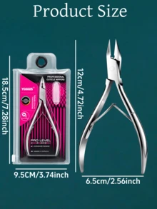 1pc Nail Clipper Set Includes Nail Clipper, Nail Scissors, Thick Nail/Ingrown Nail Pliers, Toenail Clipper, Ingrown Nail Clipper, Straight Edge Toenail Clipper - Multicolor - View 4