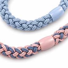 12pcs Braided Hair Ties For Women & Girls, Multi-Color Elastic Ponytail Holders, Stylish Hair Accessories For Daily Wear - Multicolor - View 3