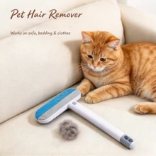 Reusable Pet Hair Cleaner, Multi-Function Household Hair Cleaner, Suitable For Cats And Dogs, Adjustable Plush Brush Head, Can Be Used To Clean Pets, Carpets, Sofas, Bedding, Clothes And Furniture, Mother's Day Gift, Christmas Gift - Multi-color - View 4