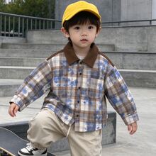 Boys' Kids' Toddler Autumn Spring All-Season Splatter Print & Letter Embroidery Patchwork Long Sleeve Shirt, Suitable For Back To School, Daily Wear And Outdoor Activities - Multicolor - View 7