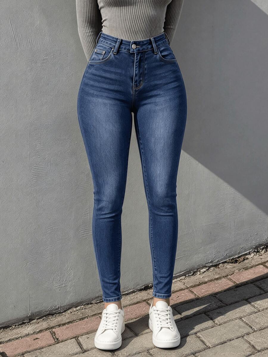 Women Jeans - 2091 Blue - View 1
