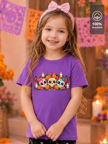 Tween Girls T-Shirts - Purple - View 2