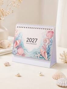 1PC Vintage Plant And Animal Pattern - 2027 Calendar, Coil-Bound Desktop Decorative Calendar, For Scheduling And Time Reminders, A Time Gift For Friends - Single Piece - View 16