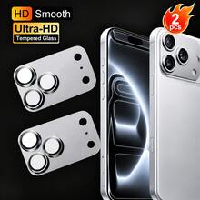 XINHONGYU 2片裝相機鏡頭保護膜，適用於 iPhone 18 Pro Max/18 Pro，防碎裂、強黏性，可搭配手機殼使用，3D 透明鋼化玻璃後置相機螢幕保護膜，透明 - 無色 - 查看 6