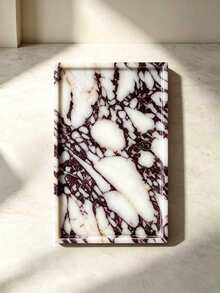 Natural Marble Jewelry Tray, Luxury Stone Storage Tray Suitable For Vanity, Unisex, Can Store Rings, Keys, Perfume And Other Decorative Items, Bathroom Vanity Organizer, Home Decor - Natural Marble Tray - View 10