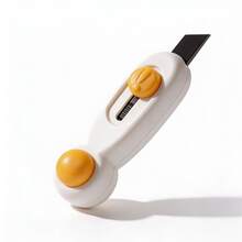 1pc Cute Exclamation Mark Shaped Magnetic Auto‑Retract Box Cutter, Safety Portable Anti‑Stick Multi‑Purpose Parcel Opener Mini Utility Knife, Handy Unboxing Tool For Home Office Express Carton Package Envelope Mail Opening Use - Exclamation Mark Qixin Knife - View 8