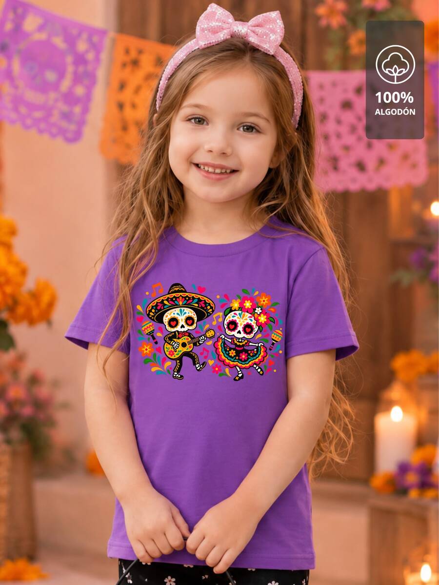 Tween Girls T-Shirts - Purple - View 1