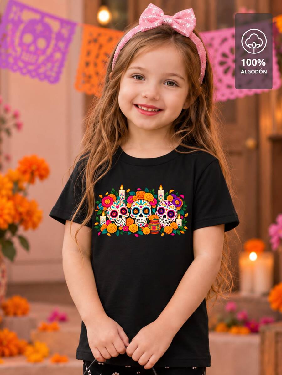 Tween Girls T-Shirts - Black - View 1
