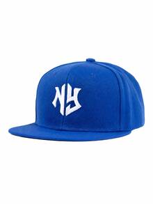 1pc Men's Geometric Pattern Embroidered Hip Hop Hat, Outdoor Adjustable Sun Protection Casual Cap, Spring/Autumn - Red - View 4