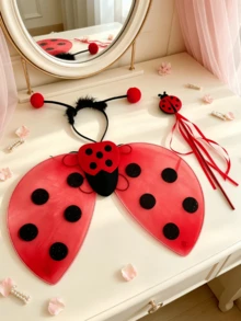 3 cái/1 cái cánh bọ rùa hóa trang cho người lớn dùng trong tiệc khiêu vũ Giáng sinh, Halloween và biểu diễn, cũng phù hợp mặc hàng ngày - Nhiều màu - Xem 8
