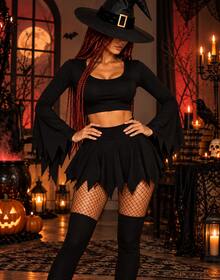 Cosplay Clothing - Black - View 5